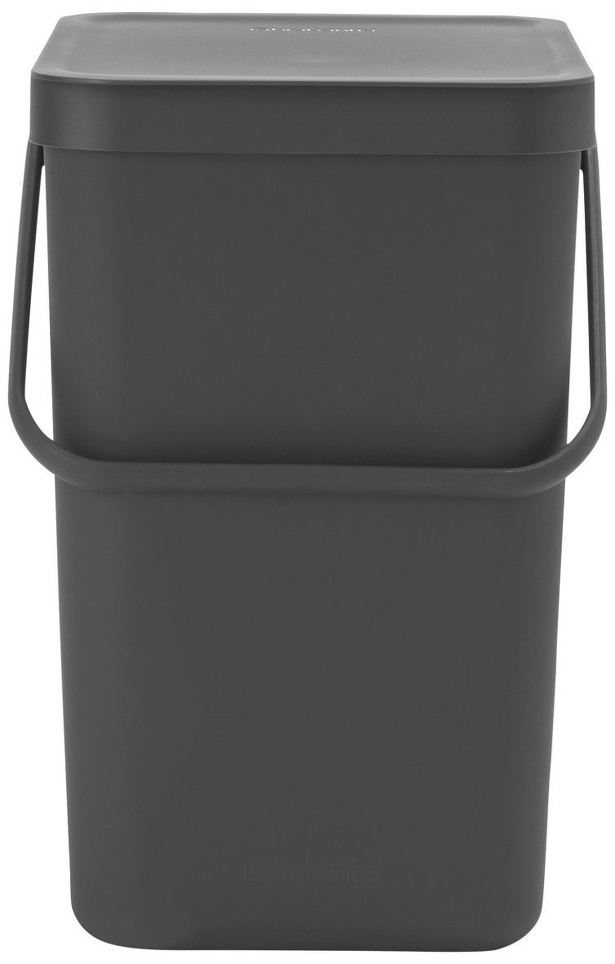 ABFALLEIMER 25 l  Kunststoff  - Grau, Design, Kunststoff (26,7/40/34,1cm) - Brabantia