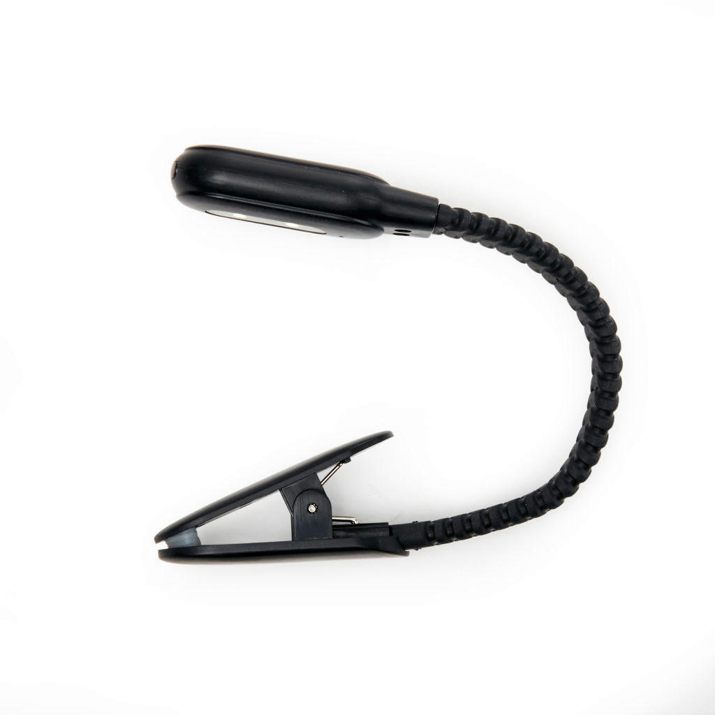 SVÍTIDLO NA ČTENÍ, 2,1/22/2,8 cm - černá, Basics, plast (2,1/22/2,8cm) - Kikkerland