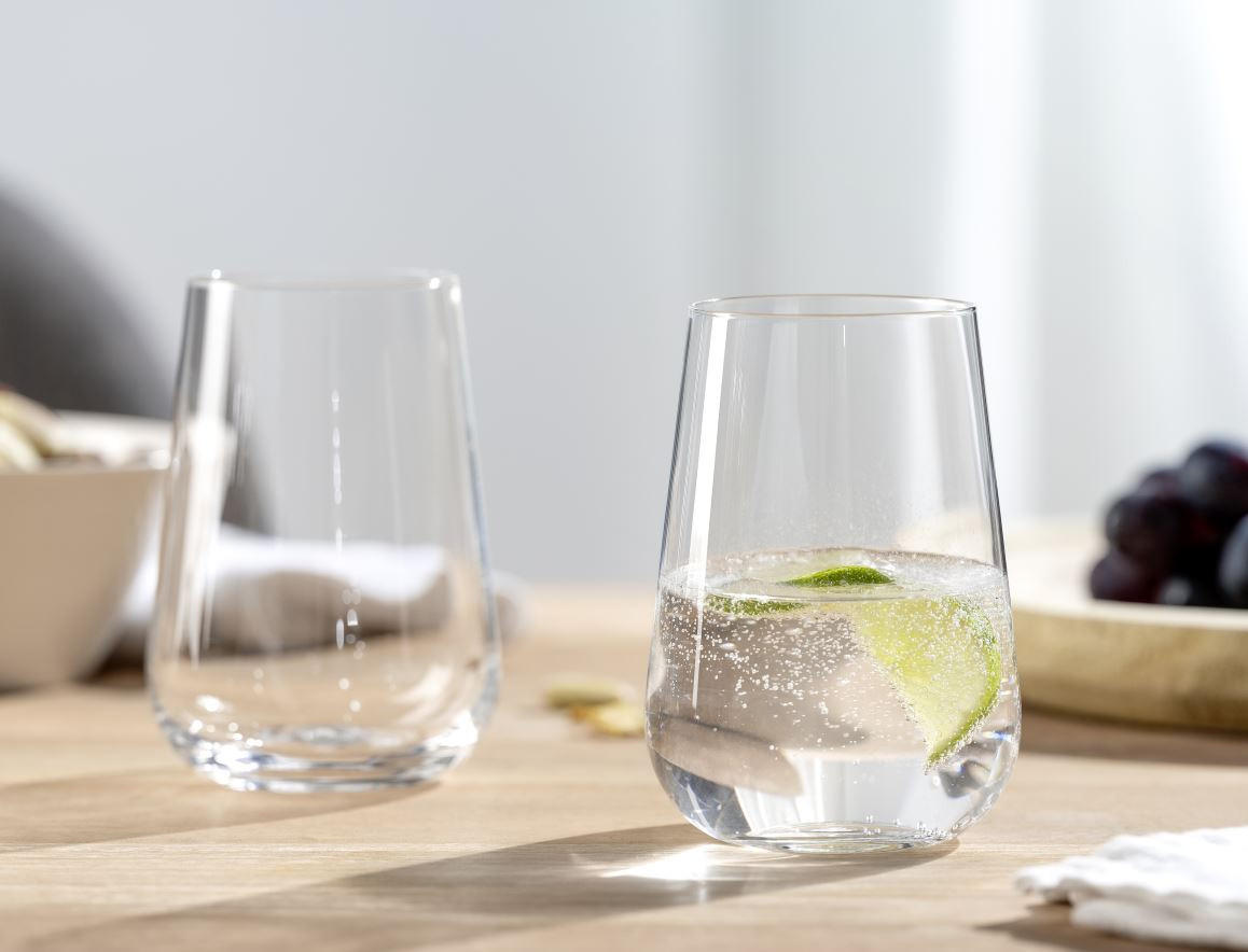 DRICKSGLAS 370 ml  - klar, Design, glas (7,8/11,5/7,8cm) - Leonardo