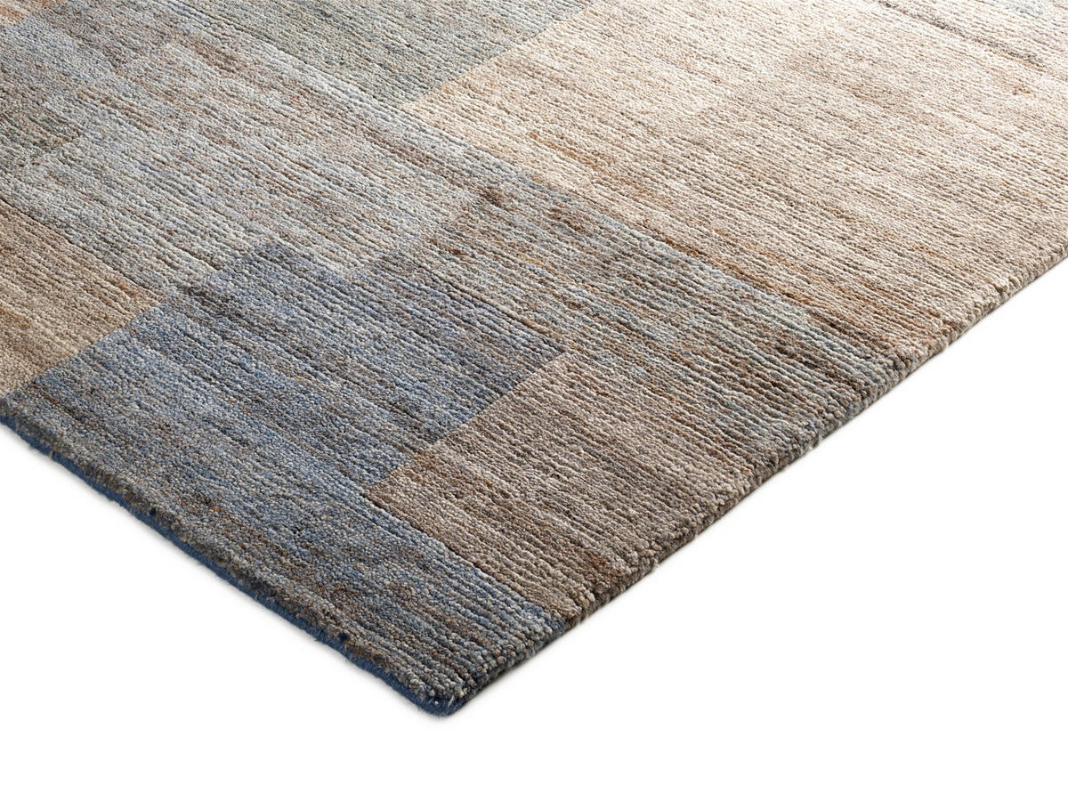 WOLLTEPPICH 140/200 cm Grau, Silberfarben  - Silberfarben/Grau, Design, Textil (140/200cm) - Cazaris