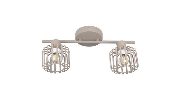 STRAHLER 44,4/12,5/22,3 cm - Grau, KONVENTIONELL, Metall (44,4/12,5/22,3cm) - Novel