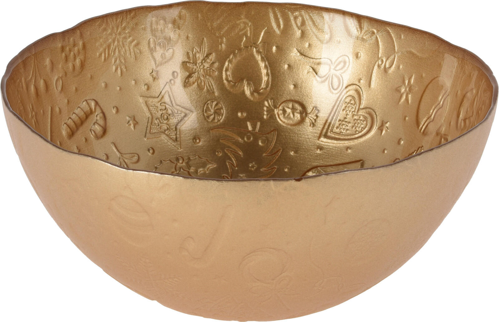 DEKOSCHALE - Goldfarben, Trend, Glas (21/9cm)