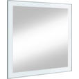 WANDSPIEGEL 80/77/2 cm    - Weiß, Design, Glas (80/77/2cm) - Novel