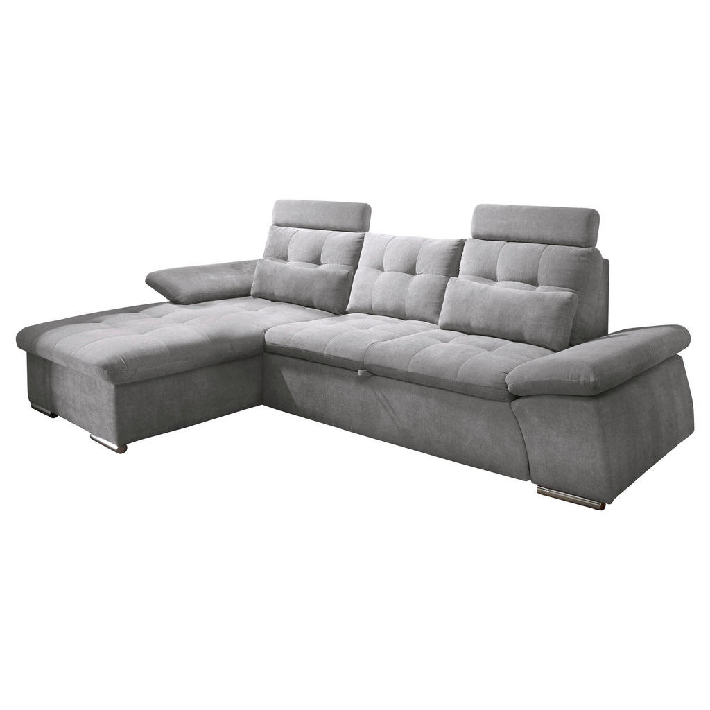 Ecksofa Mit Schlaffunktion Nalo Longchair, Webstoff