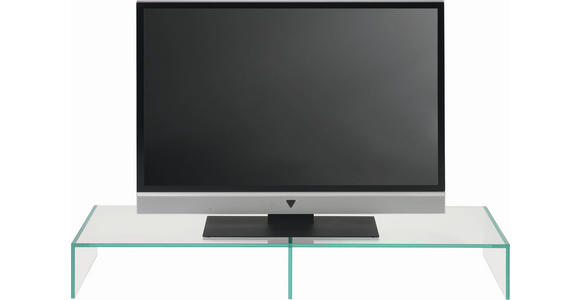 TV-AUFSATZ in Klar  - Klar, Design, Glas (110/14/35cm) - Xora