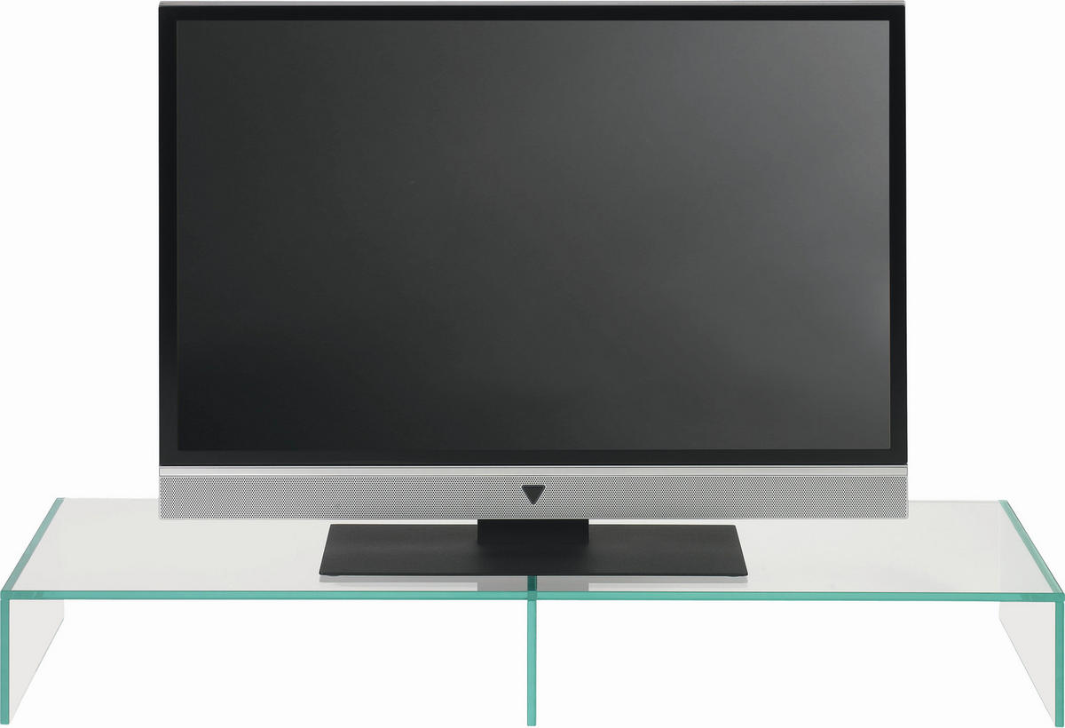 TV NÁSTAVEC, sklo, čiré - čiré, Design, sklo (110/14/35cm) - Xora