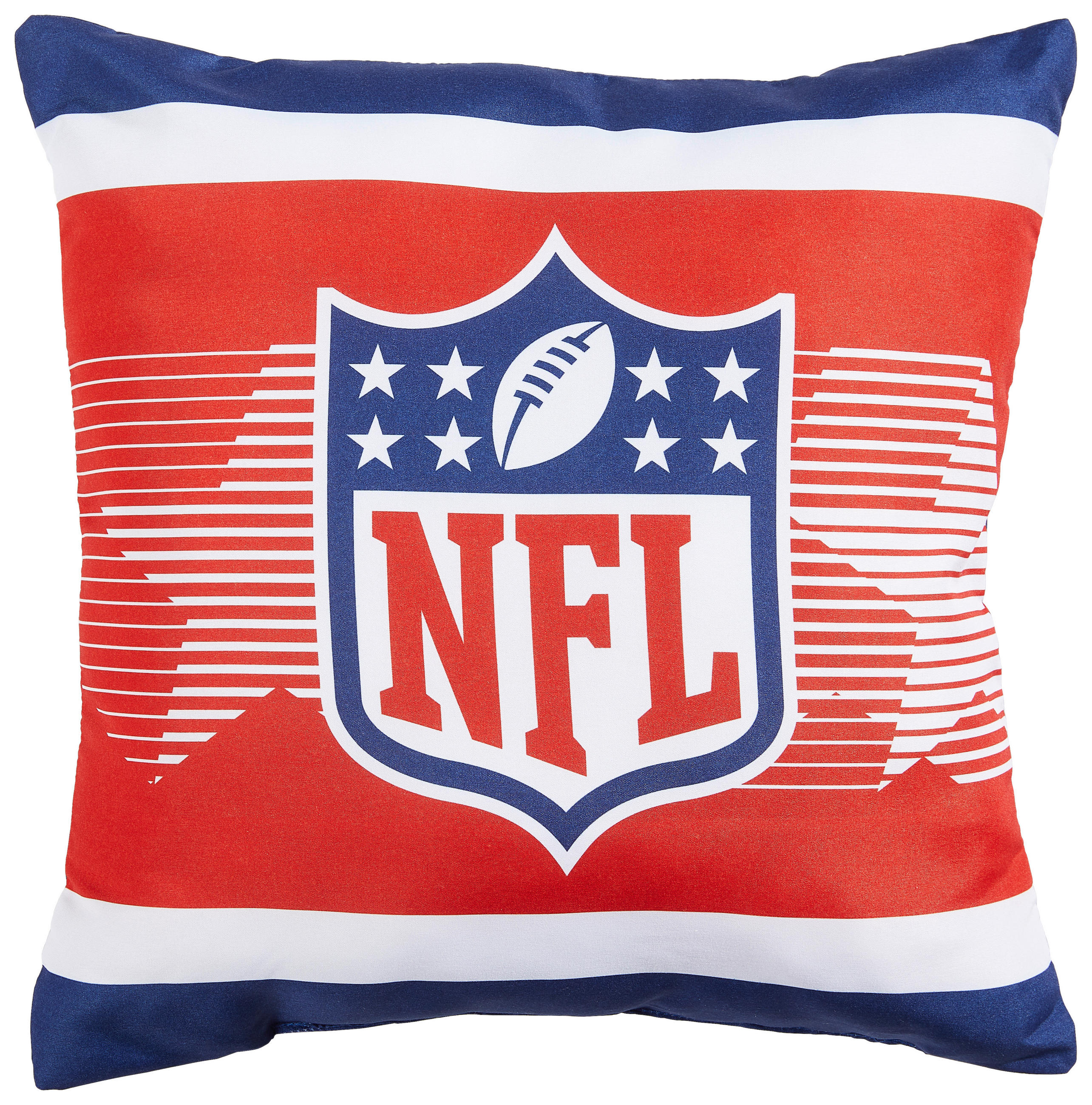 ZIERKISSEN NFL 40/40 cm  - Blau/Rot, Trend, Textil (40/40cm) - Herding
