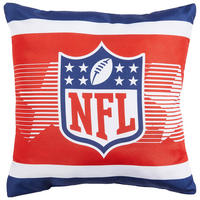 ZIERKISSEN NFL 40/40 cm  - Blau/Rot, Trend, Textil (40/40cm) - Herding