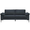 2,5-SITZER in Flachgewebe Anthrazit  - Anthrazit/Schwarz, Design, Textil/Metall (206/86/97cm) - Pure Home Lifestyle