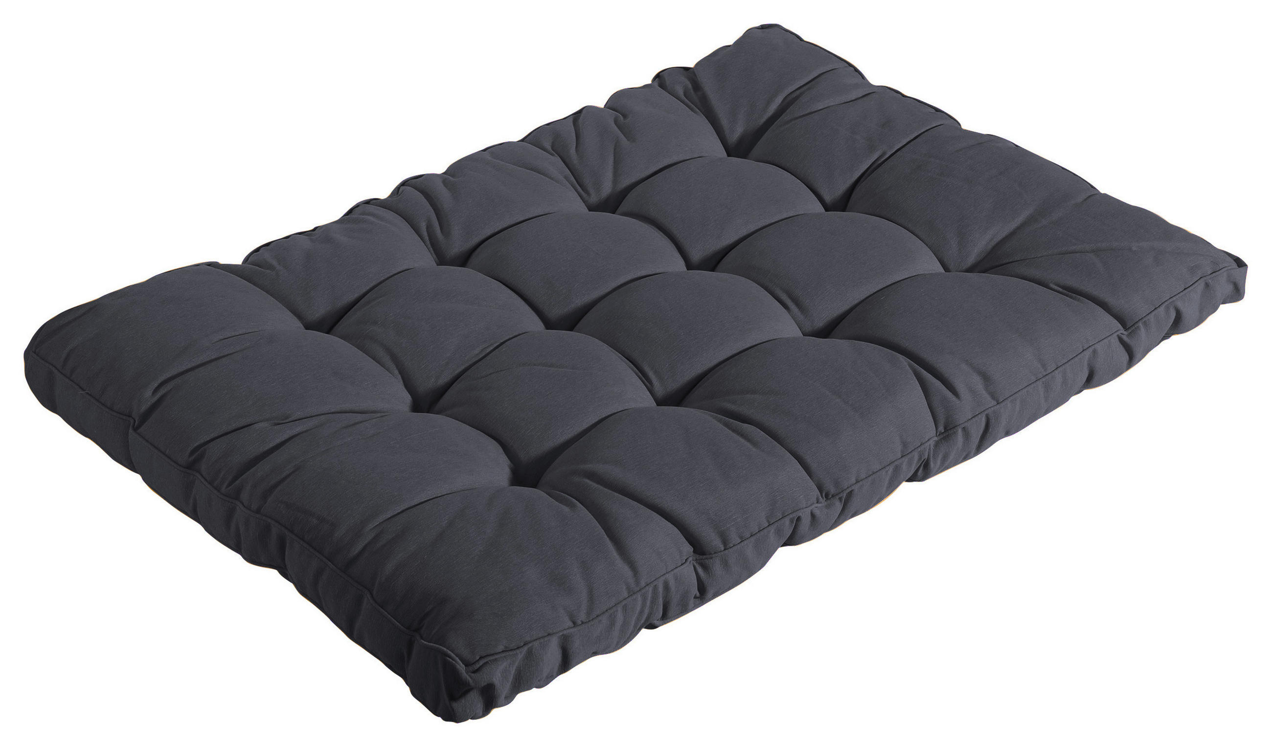 PALETTENKISSEN  - Schwarz, Basics, Textil (120/10/80cm)