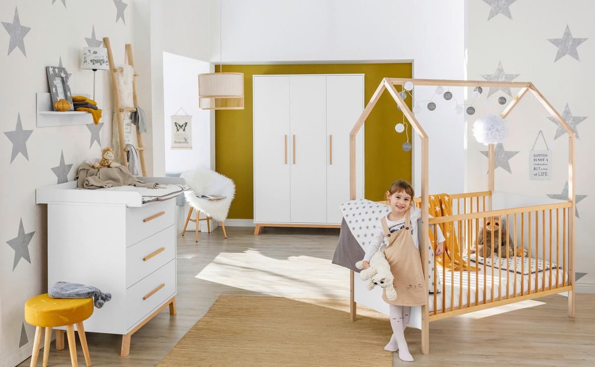 BABYZIMMER Venice  - Buchefarben/Weiß, Basics, Holz/Holzwerkstoff - Schardt