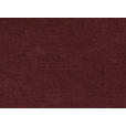 ECKSOFA in Flachgewebe Rot  - Chromfarben/Rot, Design, Textil/Metall (198/256cm) - Xora