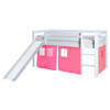 SPIELBETT Kiefer massiv 90/200 cm Rosa, Weiß, Hellrosa  - Hellrosa/Rosa, Natur, Holz (90/200cm) - MID.YOU