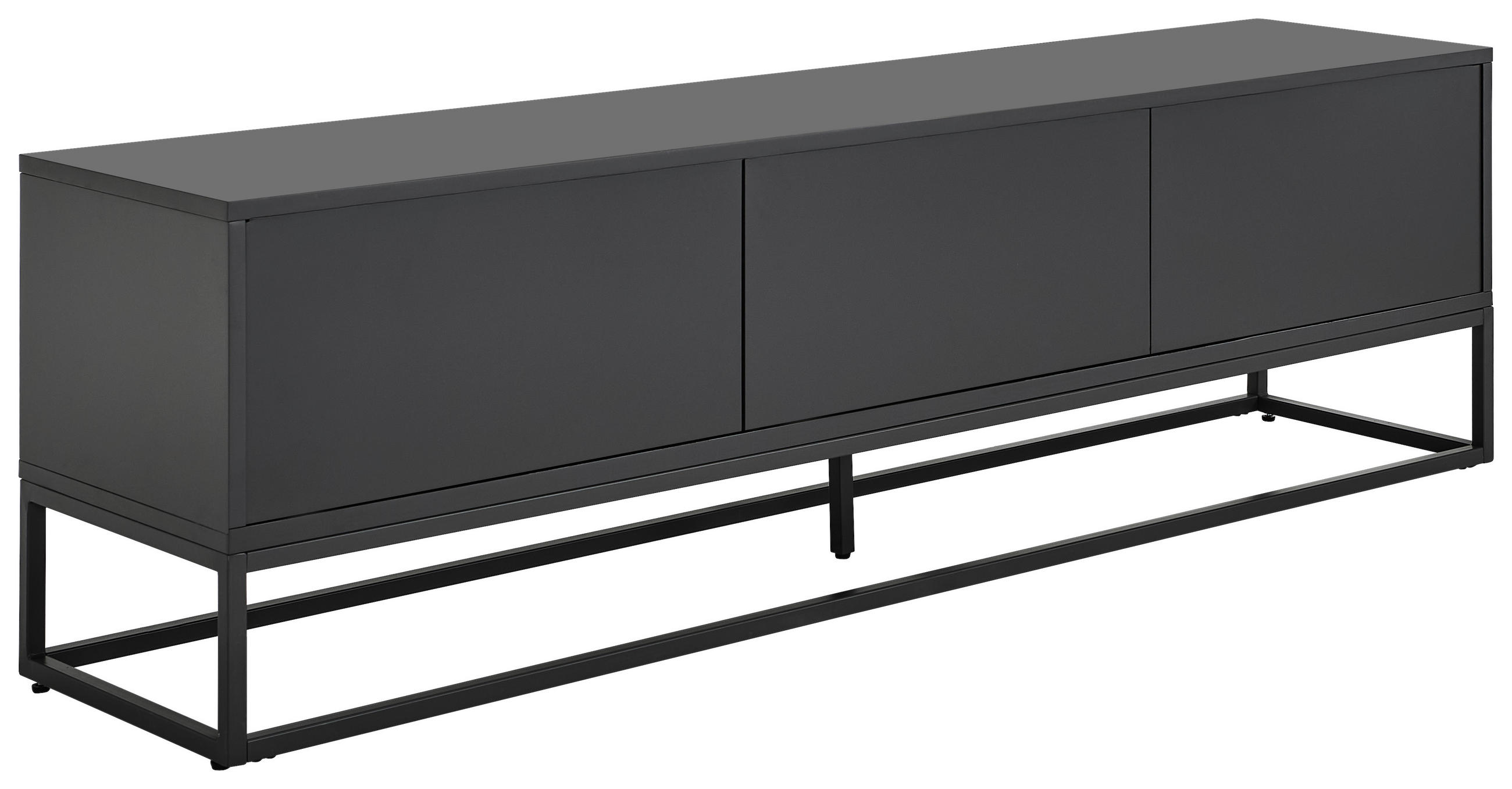 SIDEBOARD Libreville 180/52/40 cm  - Grau, Design, Holzwerkstoff/Metall (180/52/40cm) - MID.YOU