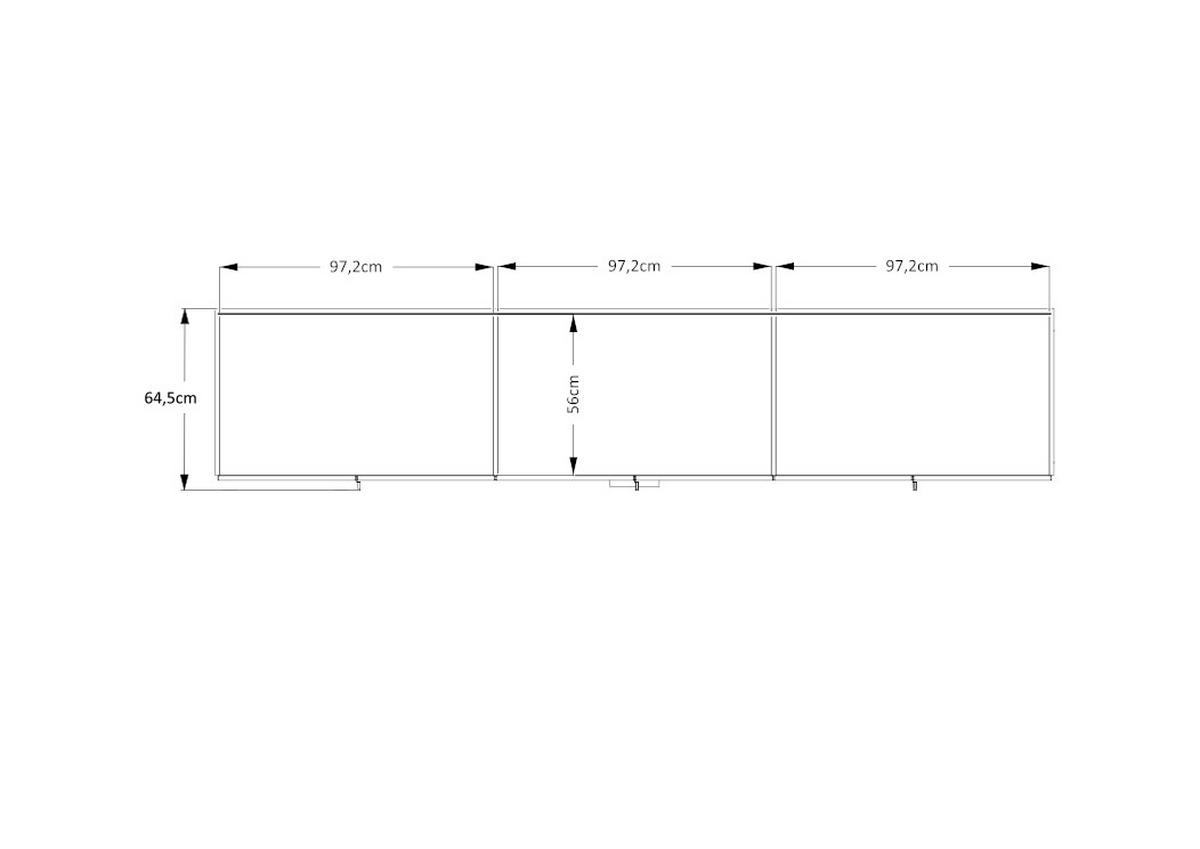 DREHTÜRENSCHRANK inkl. Zubehör 298/240/63 cm,  in Eiche Artisan, Elfenbein, 6-türig  - Elfenbein/Alufarben, Design, Holzwerkstoff/Metall (298/240/63cm) - Dieter Knoll