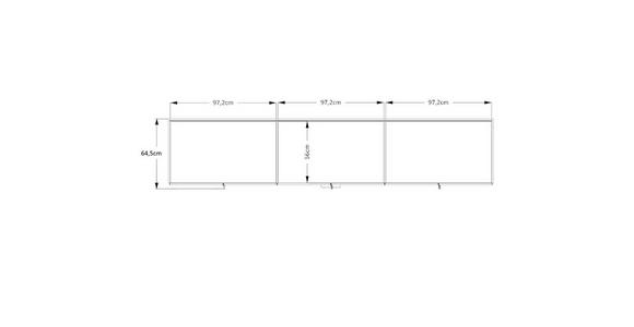 DREHTÜRENSCHRANK inkl. Zubehör 298/240/63 cm,  in Eiche Artisan, Elfenbein, 6-türig  - Elfenbein/Alufarben, Design, Holzwerkstoff/Metall (298/240/63cm) - Dieter Knoll