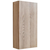 HÄNGESCHRANK 30/64/15 cm  - Eichefarben, Design, Glas/Holzwerkstoff (30/64/15cm) - Novel