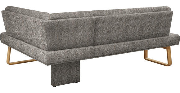 ECKBANK 280/174 cm in Eichefarben, Beige - Eichefarben/Beige, Design, Holz/Textil (280/174cm) - Dieter Knoll