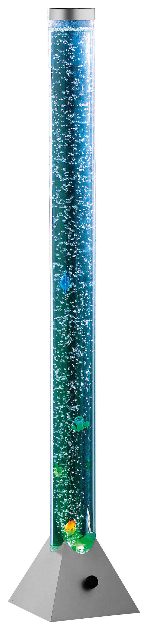 PODNA LED LAMPA  - providno/boja titanijuma, Trendi, plastika (21/130cm) - Xora