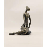 FIGÚRKA – ŽENA - čierny chróm, Basics, plast (14/11.8/21.3cm)