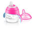 TRINKBECHER - Pink/Transparent, Basics, Kunststoff (12,5/17,8/9cm) - Avent TRINKBECHER - Pink/Transparent, Basics, Kunststoff (12,5/17,8/9cm) - Avent
