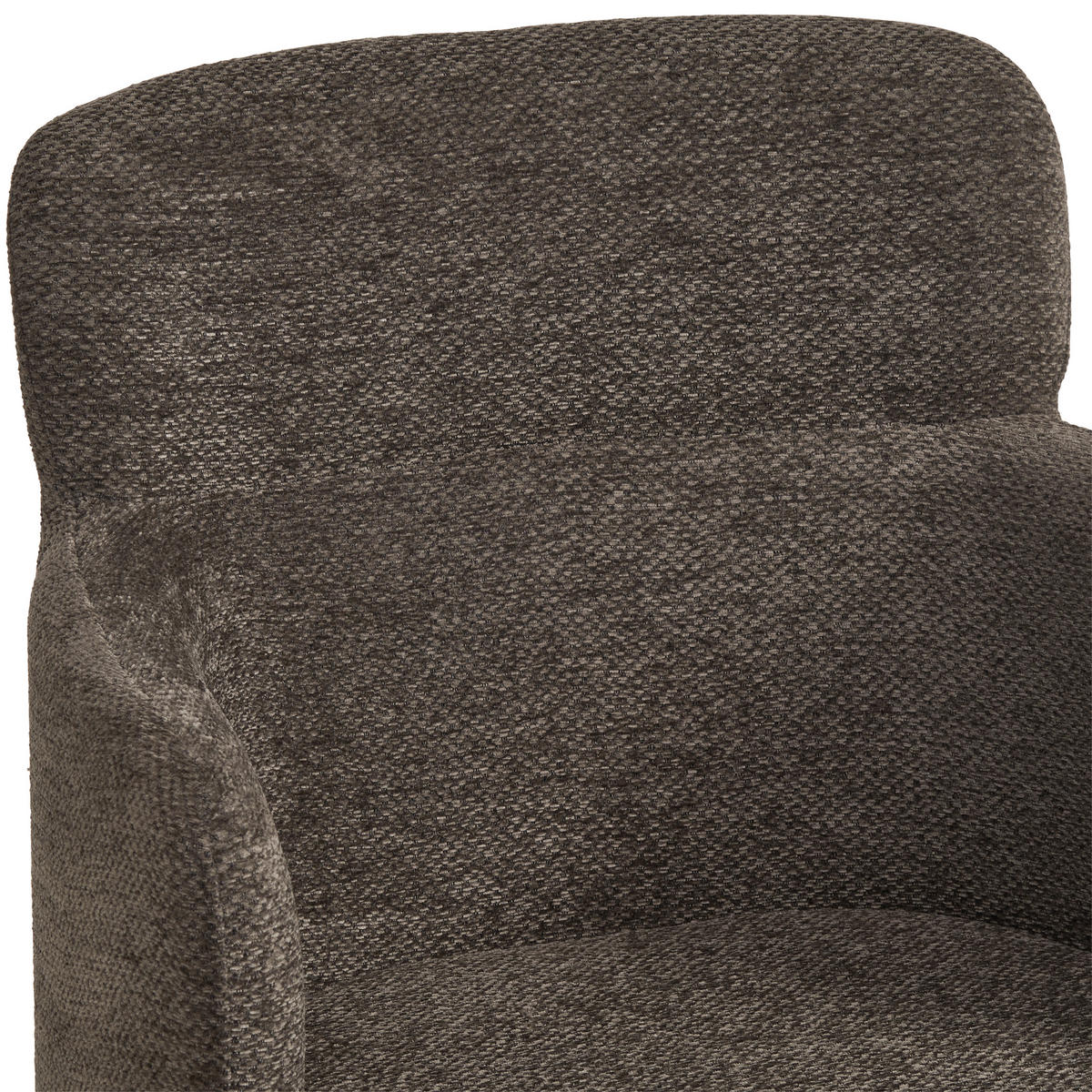 ARMLEHNSTUHL  in Eisen Webstoff  - Anthrazit/Schwarz, KONVENTIONELL, Holz/Textil (58,5/85/63cm) - Livetastic