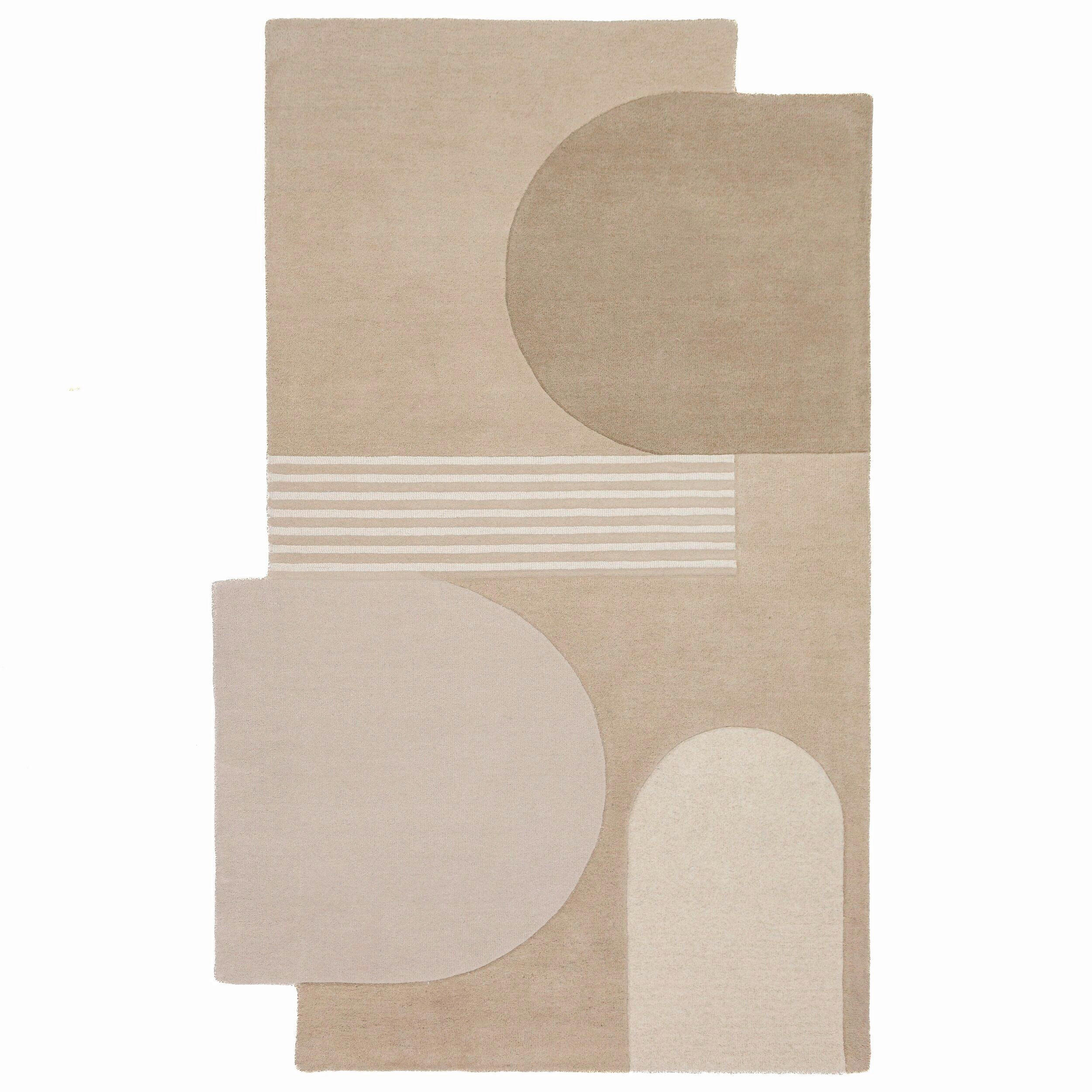 Flair Rugs VLNĚNÝ KOBEREC, 120/180 cm přírodní barvy