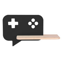 KINDERWANDLEUCHTE 36/12/20 cm   - Schwarz, Basics, Holz/Holzwerkstoff (36/12/20cm)