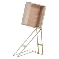 Etajeră,  - bej, Design, lemn - Ambia Home