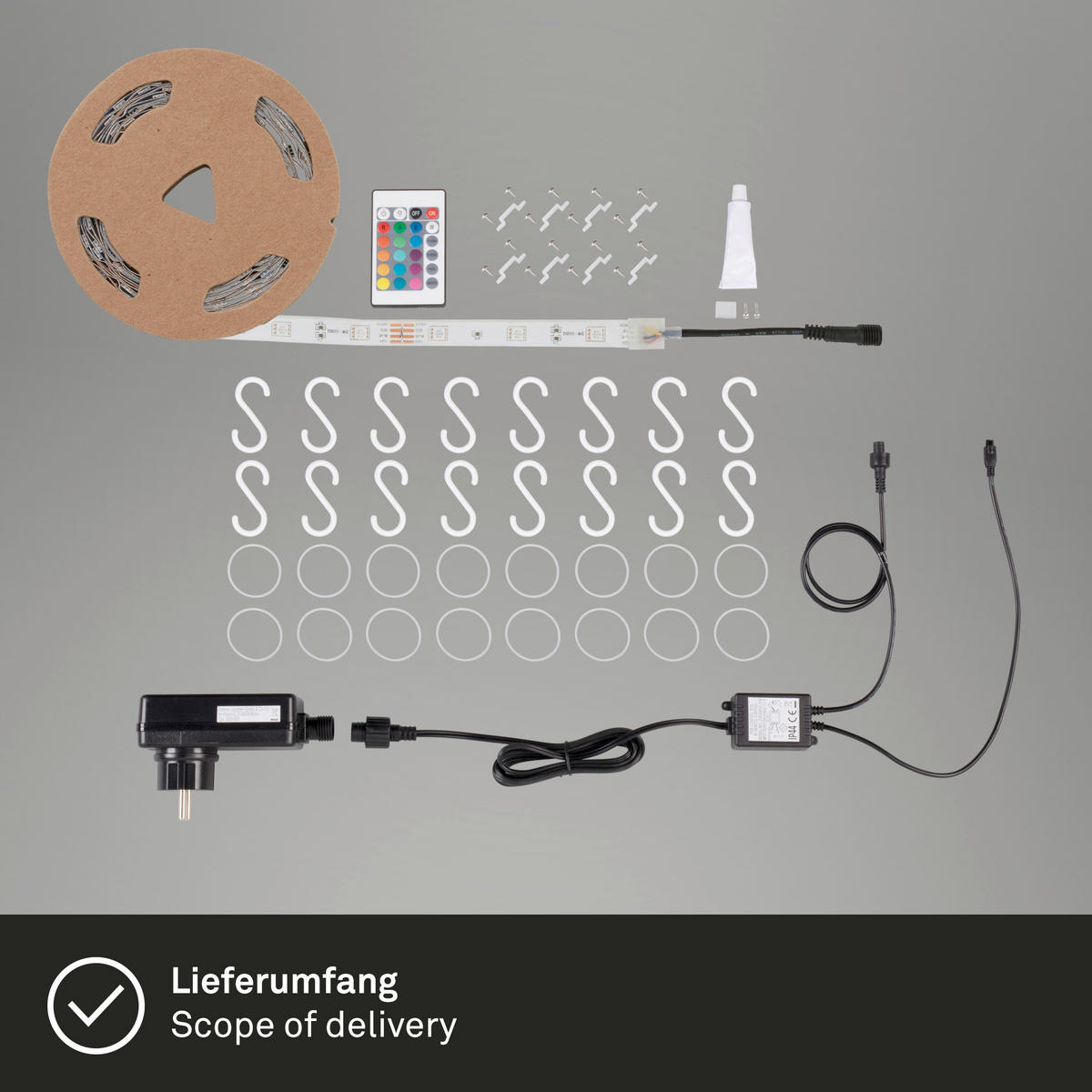 LED-STRIP   - Weiß, Design, Kunststoff (1cm)