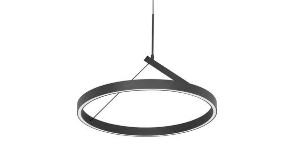 LED-HÄNGELEUCHTE Aero 45/150 cm   - Schwarz, Design, Metall (45/150cm) - Dieter Knoll