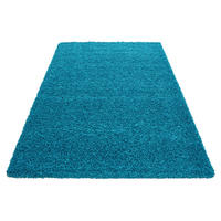 HOCHFLORTEPPICH 60/110 cm Life 1500  - Türkis, KONVENTIONELL, Textil (60/110cm) - Novel