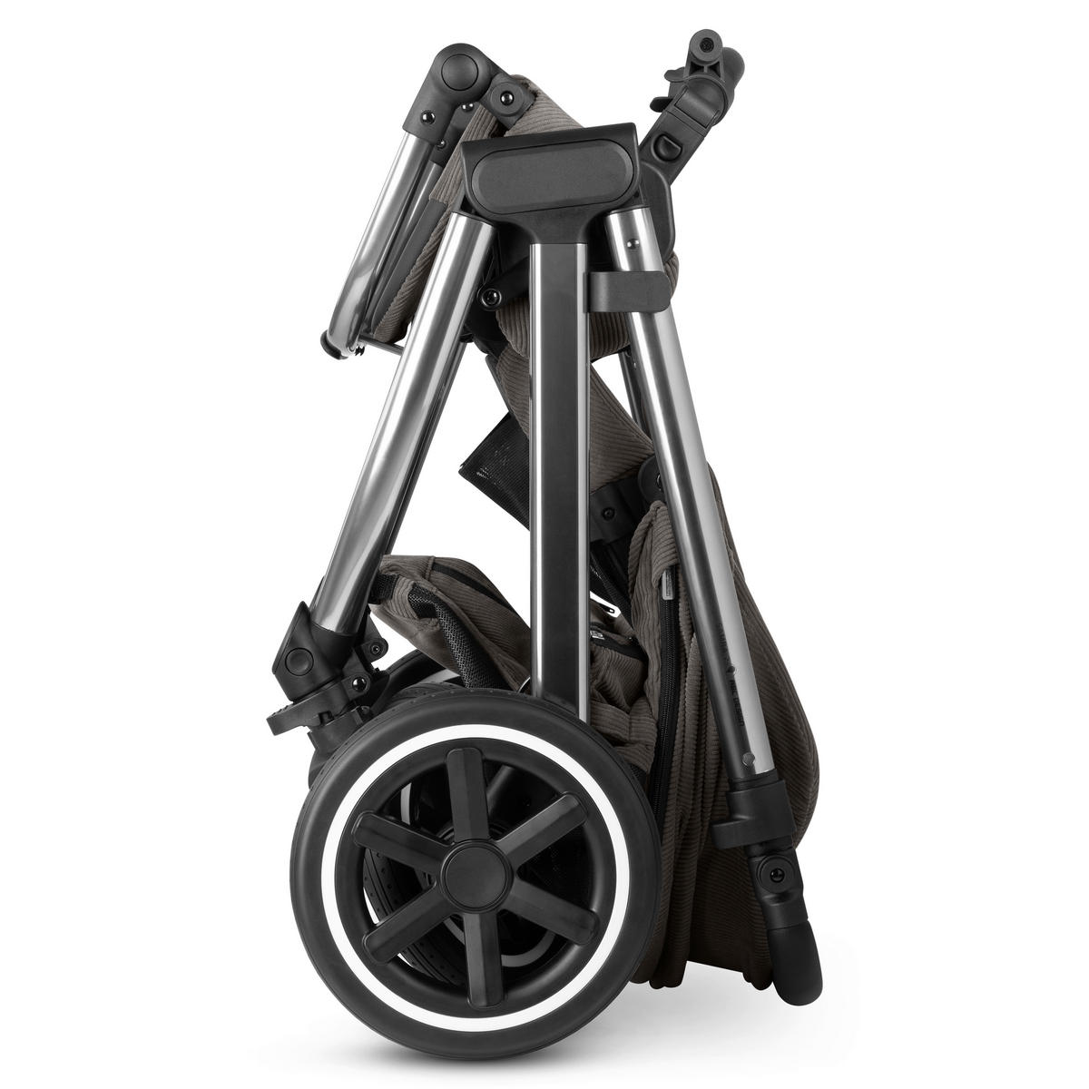 KINDERWAGEN  Samba 2  Almond  - Platinfarben/Grau, Basics, Metall (60/108/88cm) - ABC Design