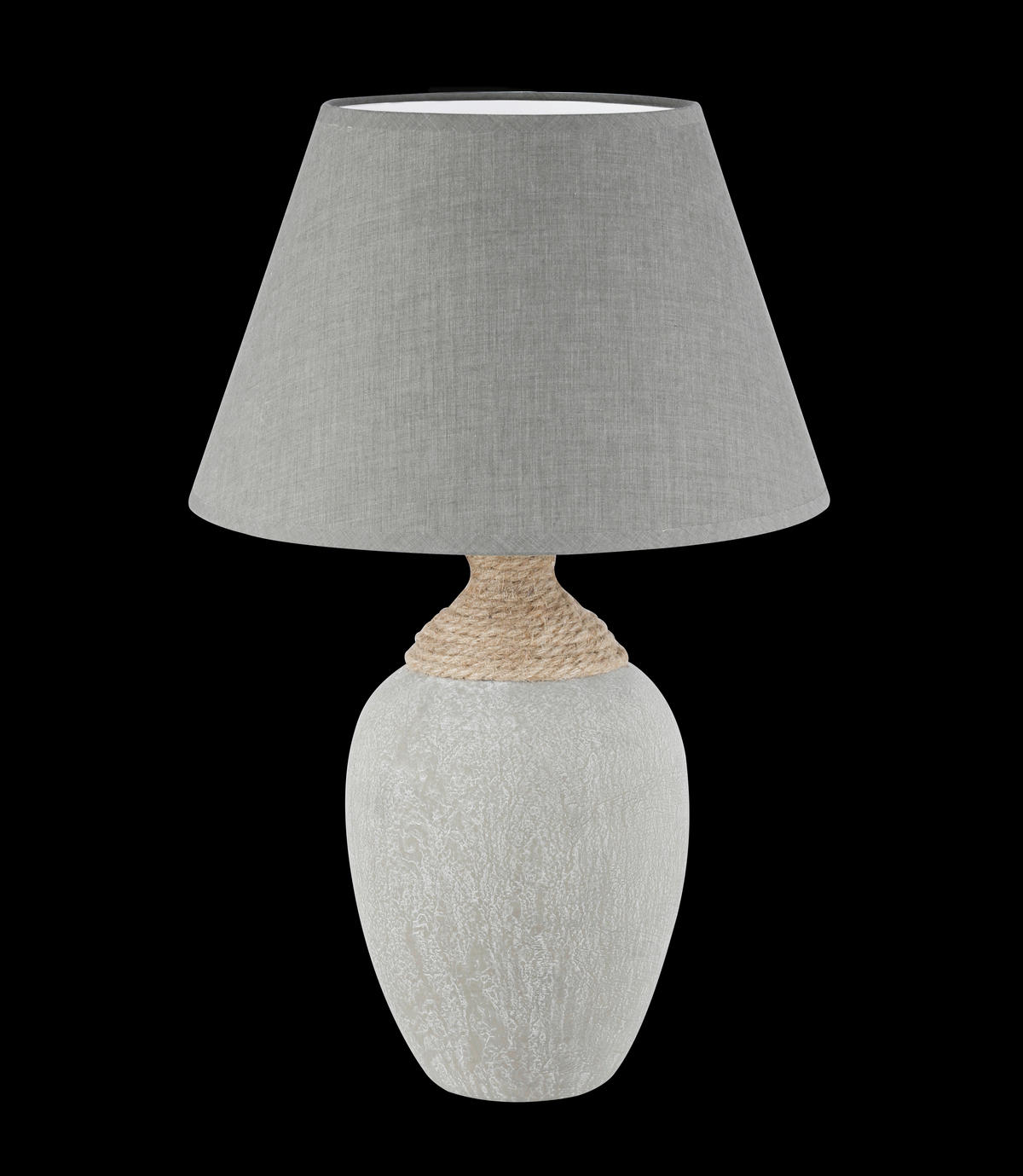 NAMIZNA SVETILKA  Logi   33/33/51 cm          - siva, Basics, tekstil/keramika (33/33/51cm)
