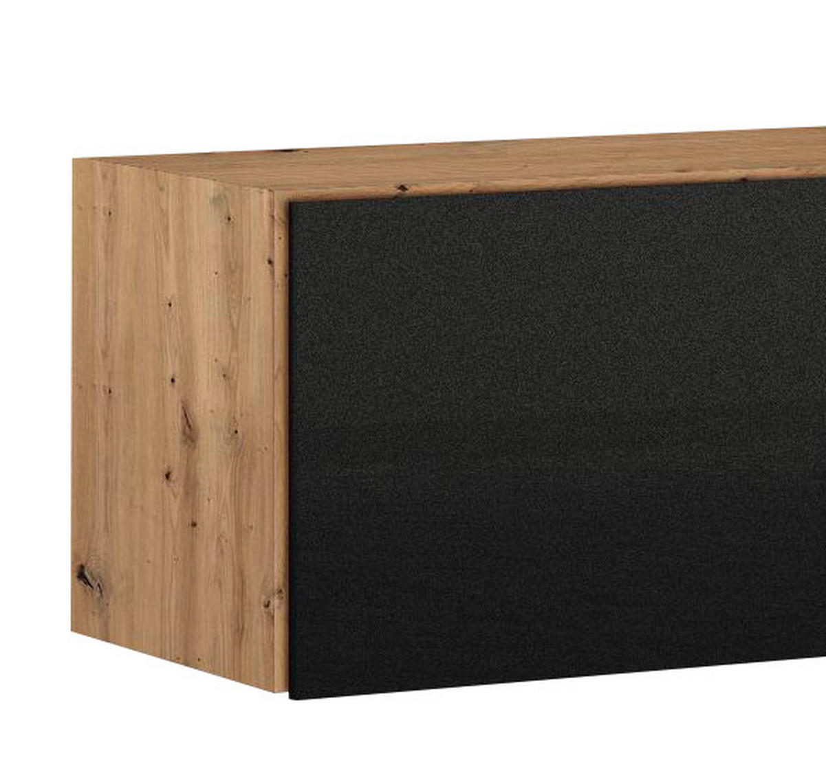 AUFSATZSCHRANK 181/39/54 cm   - Dunkelgrau/Alufarben, Design, Holzwerkstoff/Kunststoff (181/39/54cm) - Carryhome
