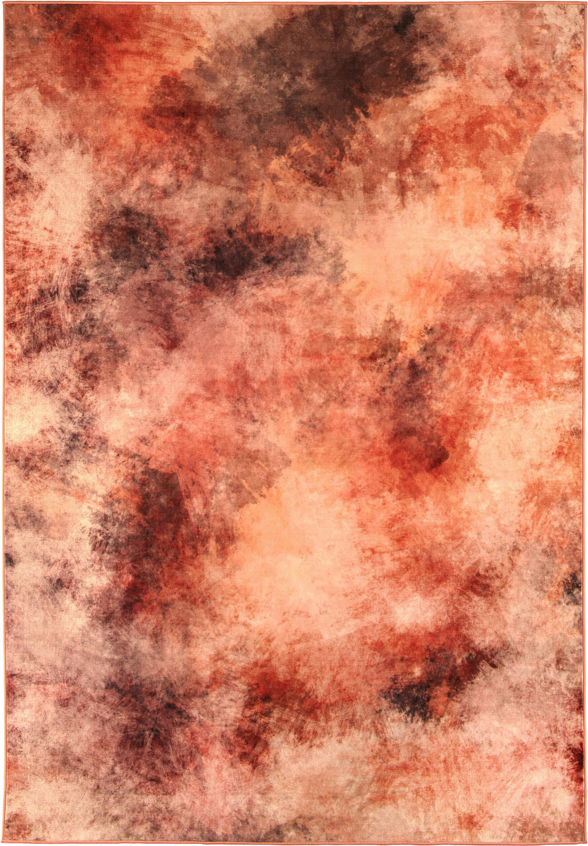 VINTAGE-TEPPICH Cortea Onirah 200/290 cm  in Terracotta, Rotbraun, Roségold  - Rotbraun/Roségold, Design, Kunststoff/Textil (200/290cm) - Lindorug