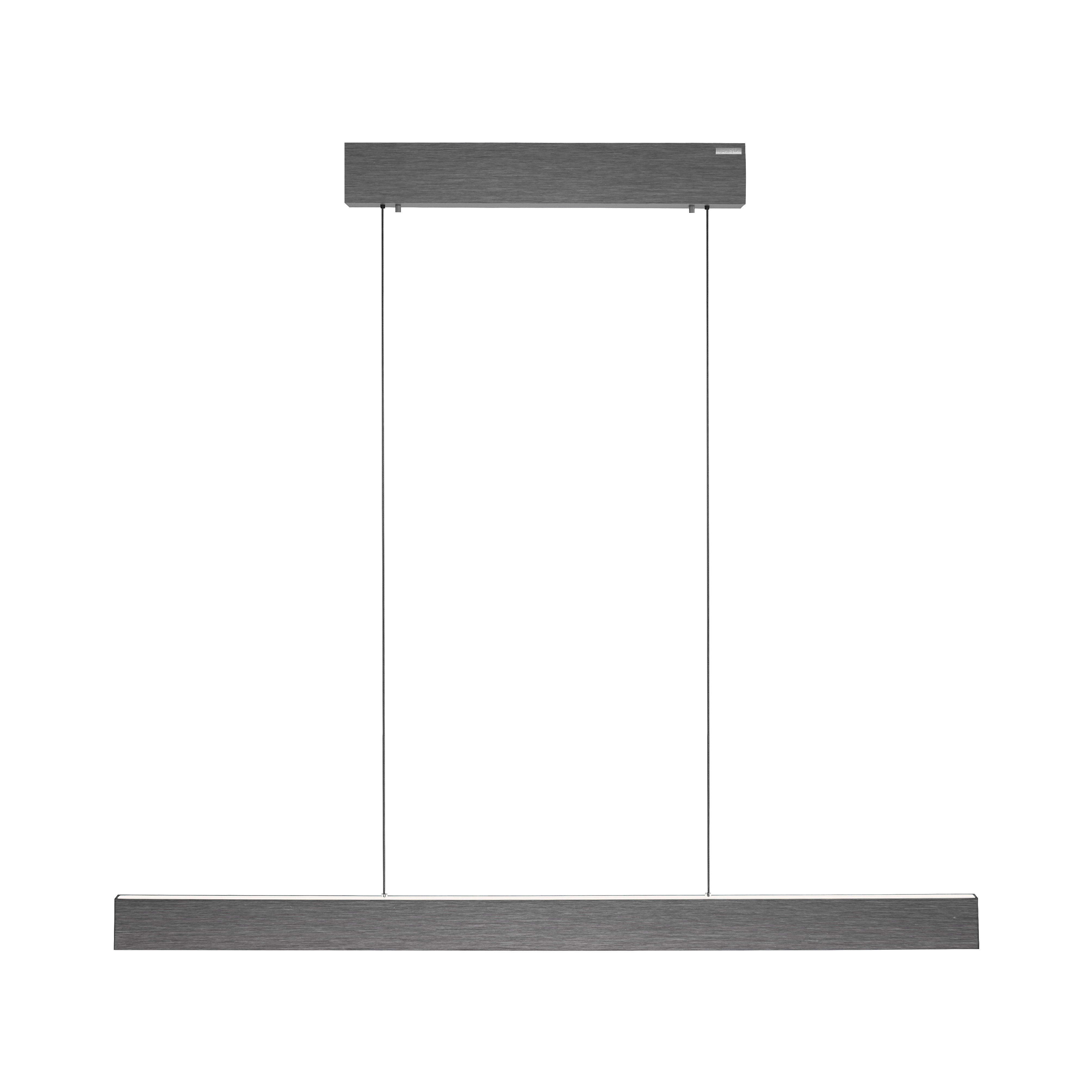 LED-PENDELLEUCHTE  - Grau, Design, Kunststoff/Metall (120/8,2/240cm) - Paul Neuhaus