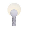 TISCHLEUCHTE Caché 30/49 cm   - Weiß/Grau, Design, Stein/Metall (30/49cm) - Nordlux
