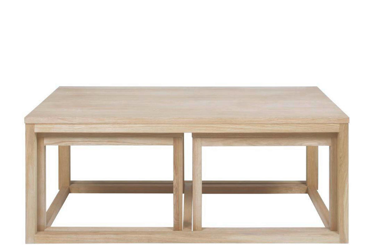 SOFFBORD SET i trä  - naturfärgad, Klassisk, trä (120/50/60cm) - Best Price