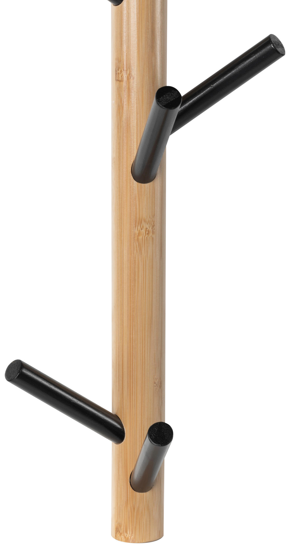 ŠATNÍ STOJAN - černá/přírodní barvy, Design, přírodní materiály (18,5/98/12,5cm) - MID.YOU