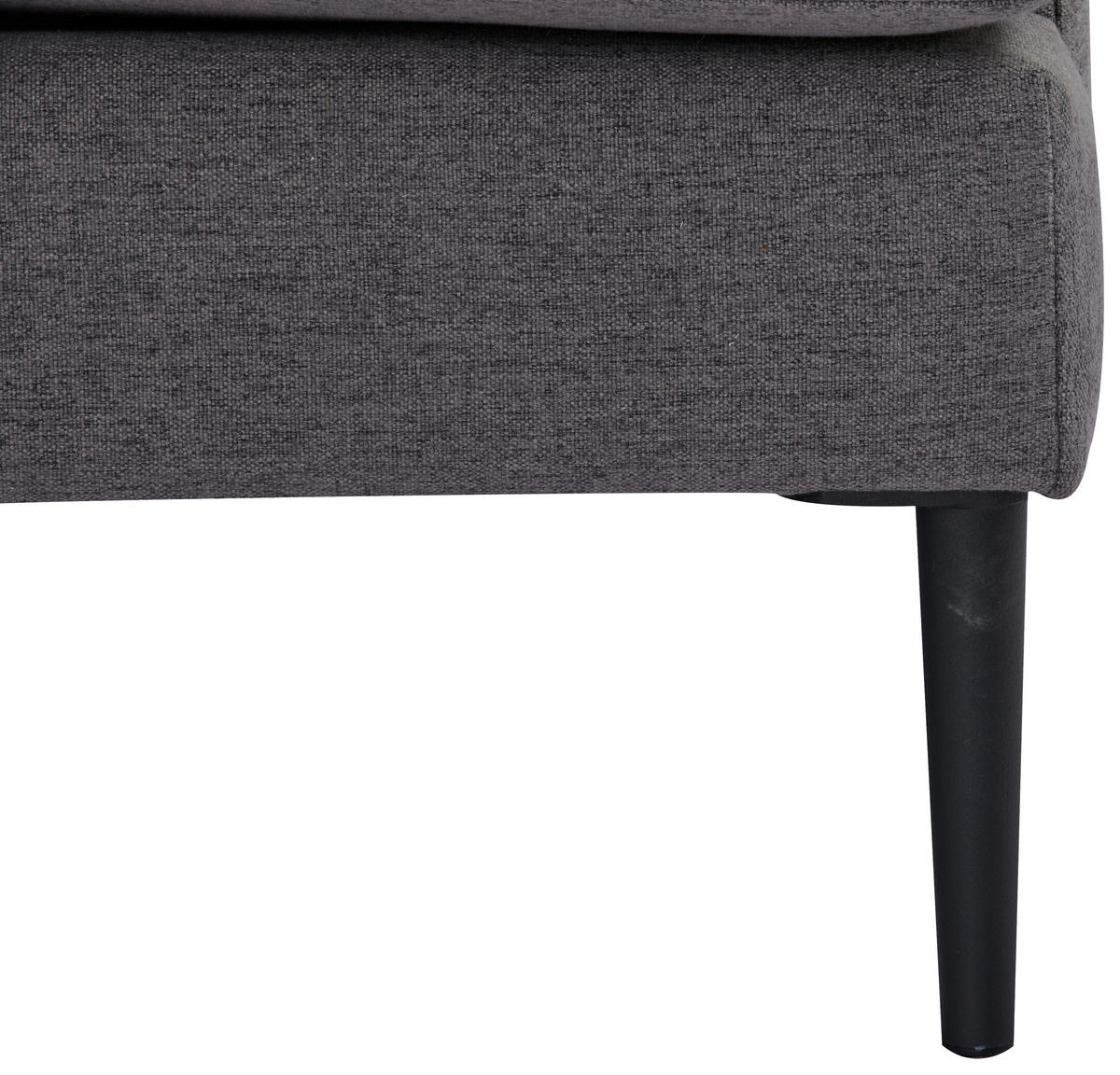 DVOSJED tekstil  siva    - siva/crna, Moderno, tekstil/metal (183/77/87cm) - MID.YOU