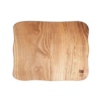BAGUETTESCHNEIDEBRETT 40/30/2 cm  - Teakfarben, Basics, Holz (40/30/2cm) - Aida