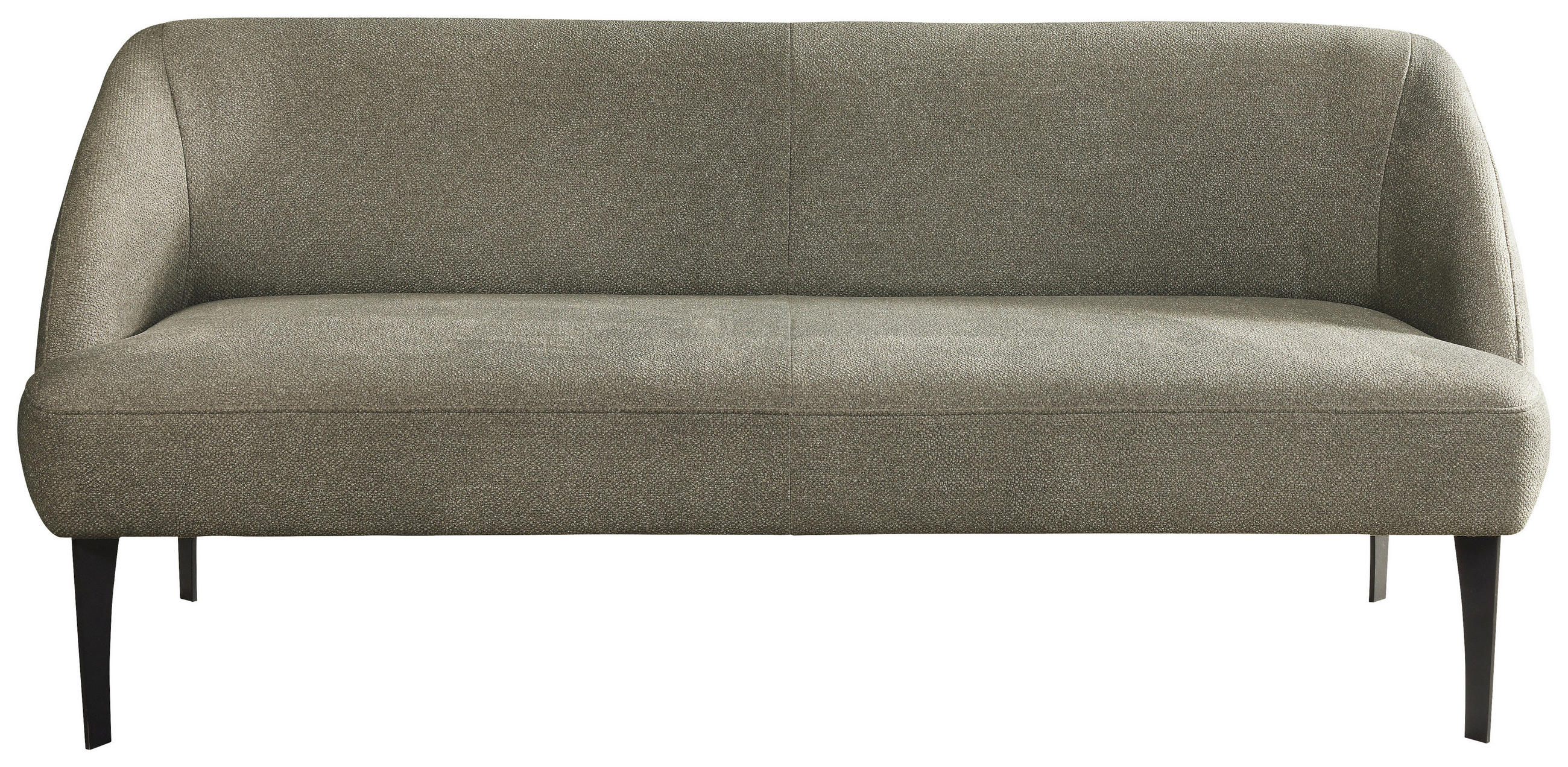 SITZBANK 197/85/72 cm Webstoff Hellgrün Metall  - Schwarz/Hellgrün, KONVENTIONELL, Textil/Metall (197/85/72cm) - Moderano
