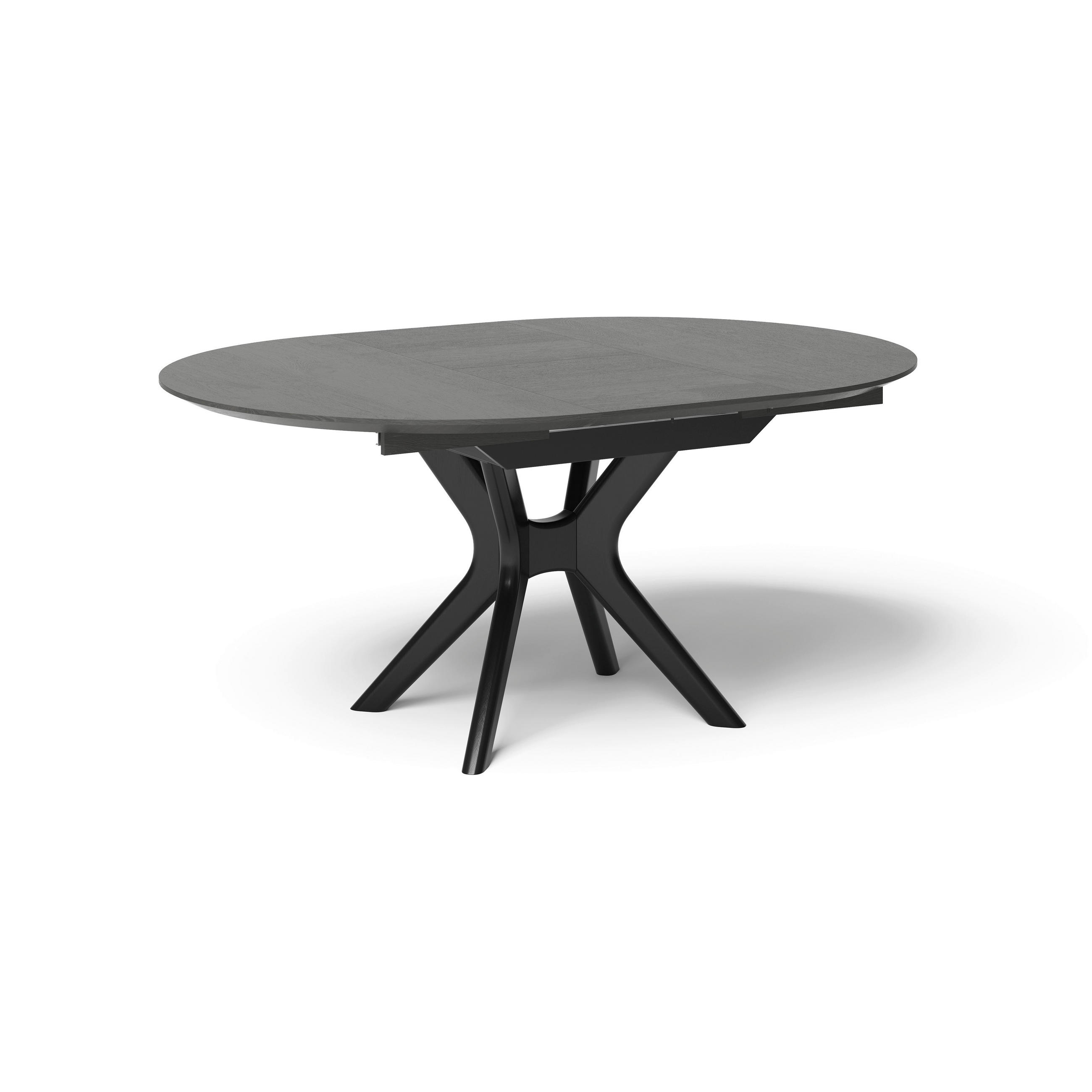 Joop! Esstisch Twist Anthrazit, 120x75x120-160 cm