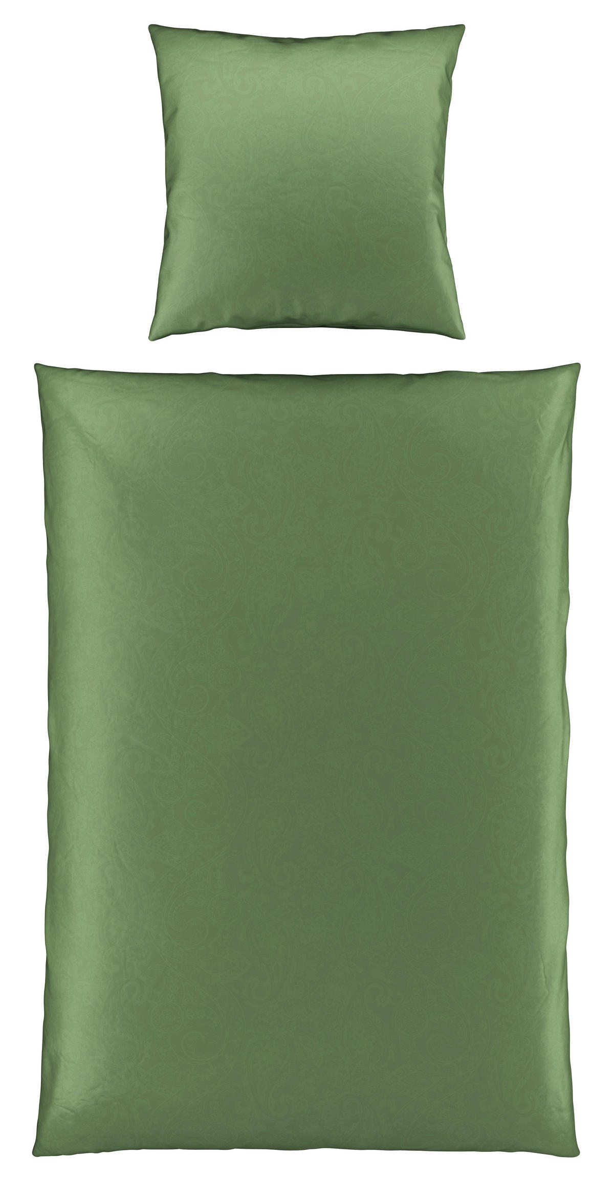 BETTWÄSCHE Satin 135/200 cm  - Grün, Textil (135/200cm) - Dieter Knoll