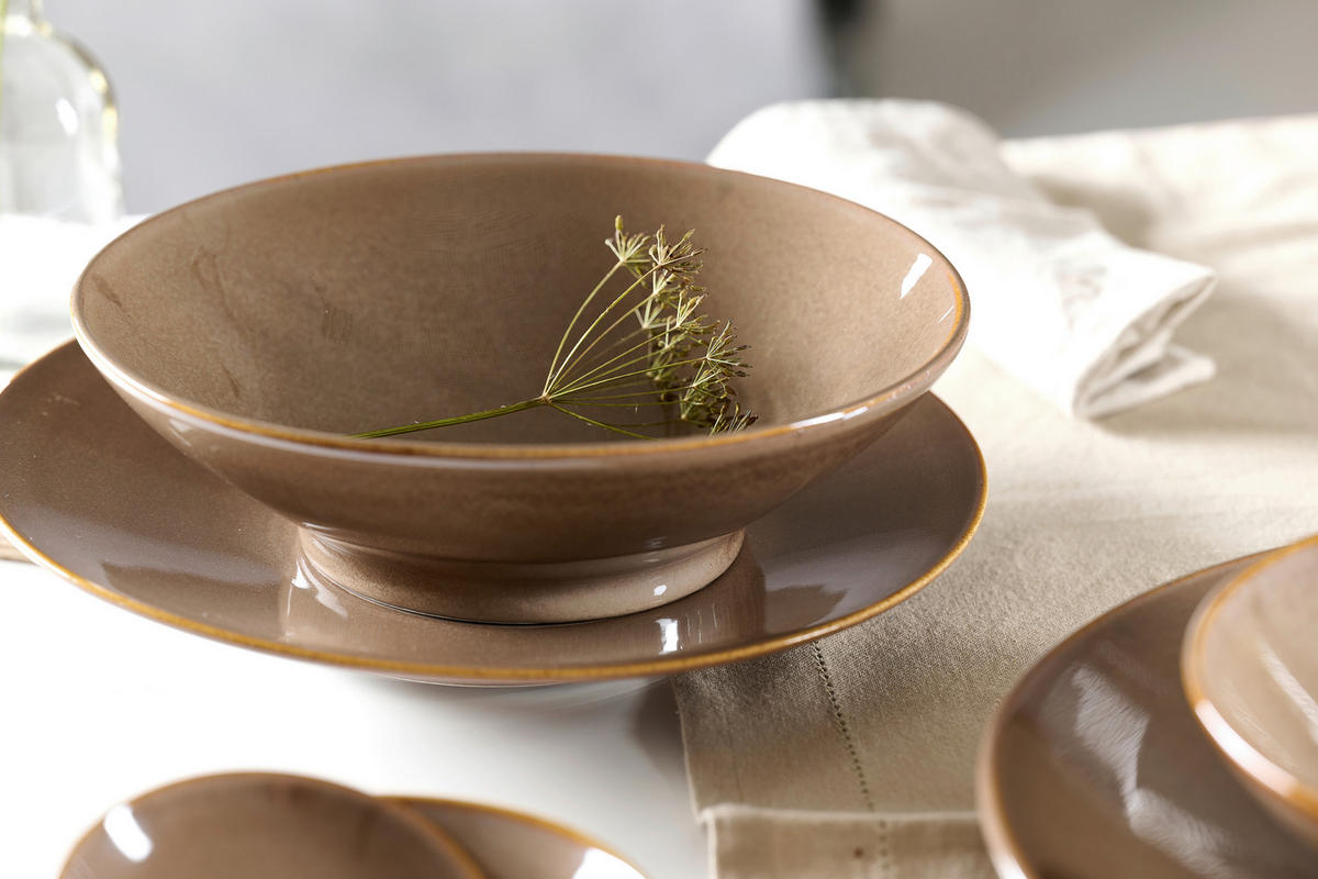 SCHALE Sahara   - Dunkelbraun, KONVENTIONELL, Keramik (24/7cm) - Ritzenhoff Breker