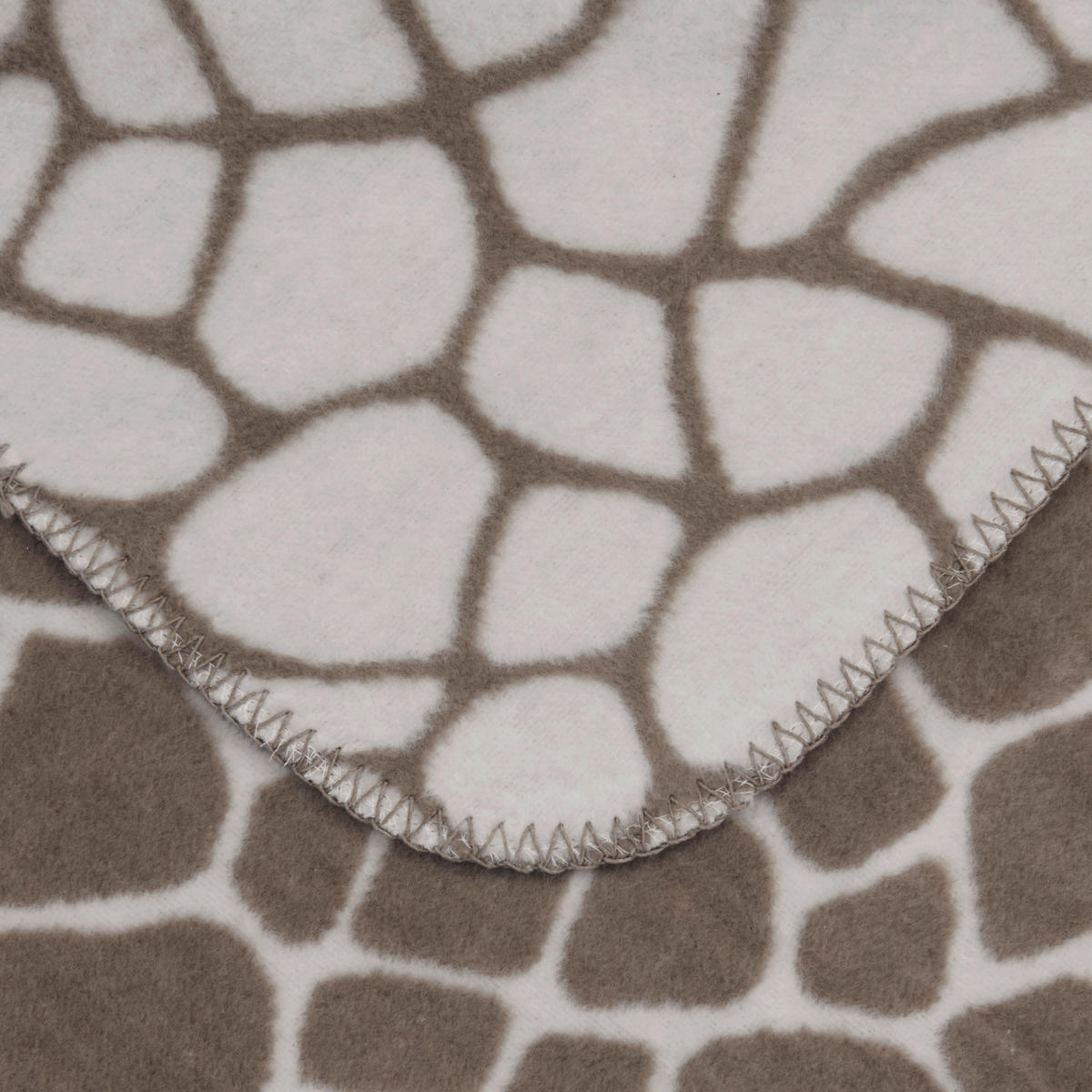 SCHMUSEDECKE  75/100 cm  - Taupe/Creme, Trend, Textil (75/100cm) - Patinio