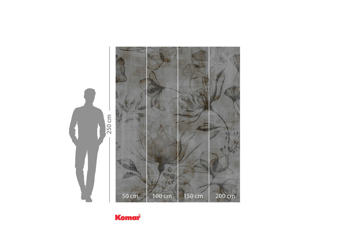 VLIESTAPETE  - Schwarz/Braun, Basics (200/250cm) - Xora