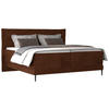 BOXSPRINGBETT 180/200 cm  in Braun  - Schwarz/Braun, Konventionell, Textil/Metall (180/200cm) - Esposa