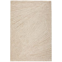 TUFTTEPPICH 160/230 cm Braun, Creme rechteckig  - Creme/Braun, Natur, Textil (160/230cm) - Novel